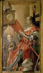 Portrait of Federigo da Montefeltro, Duke of Urbino and His Son Guidobaldo